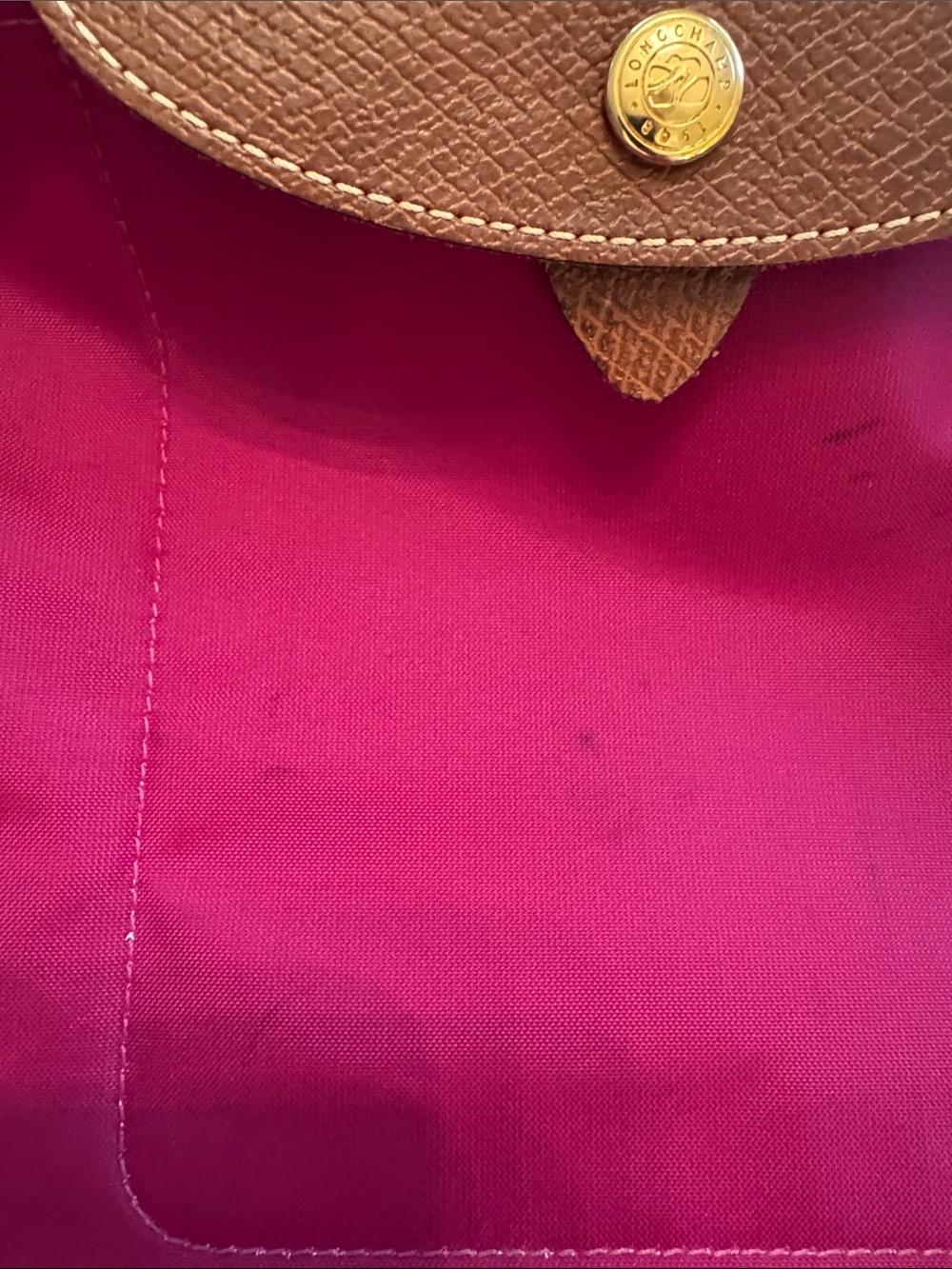 Longchamp backpack in Berry - Picture 7 of 11